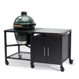 Big Green Egg Large Modular Nest, Expansion Cabinet & Distressed Acacia Shelf thumbnail