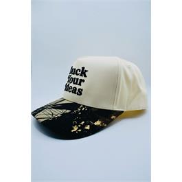 Buck Your Ideas Trucker Cap - Cream / Mossy Oak thumbnail