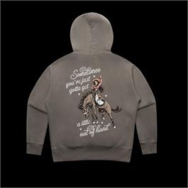 Binks & Bo Ladies Outta Hand Hoodies - Faded Grey thumbnail