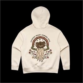 Binks & Bo Ladies Country Heart Hoodie - Ecru - SML thumbnail