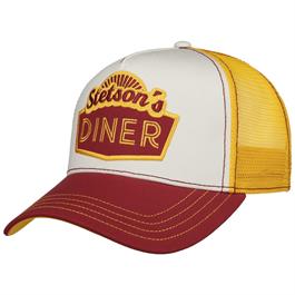 Stetson's Diner Trucker Cap - White/Red thumbnail