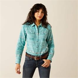 Ariat Womens Montana Western Shirt - Montana Blanket Jacquard - XXL thumbnail