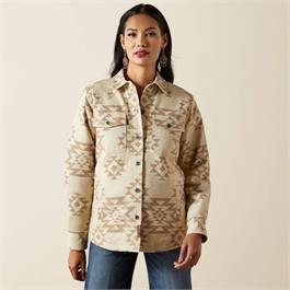 Ariat Womens Clovis Insulated Shirt Jacket - Puebla Print - XS thumbnail