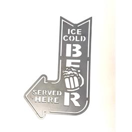 Ice Cold Beer BBQ Sign thumbnail