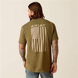 Ariat Freedom T-Shirts - Charcoal Heather Thumbnail Image 1