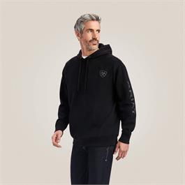 Ariat Mens Ariat Logo Hoodie - Black - XXL thumbnail