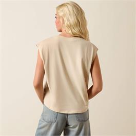 Ariat Womens Cool It T-Shirts - Oyster Grey Thumbnail Image 1