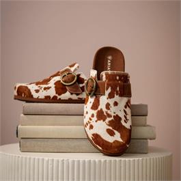 Ariat Womens Country Mules - Cow Hair On Thumbnail Image 1