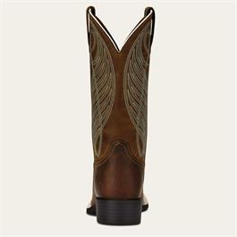 Ariat Womens Round Up Wide Square Western Boots - Powder Brown  Thumbnail Image 4
