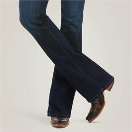 Ariat Womens R.E.A.L High Rise Ballary Boot Cut Jeans - Pennsylvania  Thumbnail Image 3