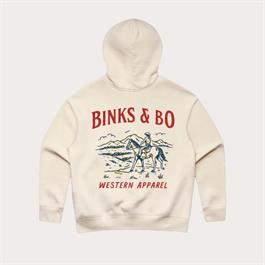 Binks & Bo Western Apparel Ladies Hoodie - Ecru - XXL thumbnail