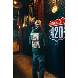 Binks & Bo Unisex Rodeo Heritage Hoodies - Pine Green Thumbnail Image 2