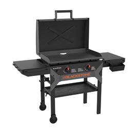 Blackstone 28'' Iron Forged Griddle Station with Hood thumbnail 