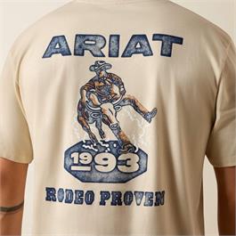 Ariat Proven Stamp Classic Fit T-Shirts - Natural Thumbnail Image 3