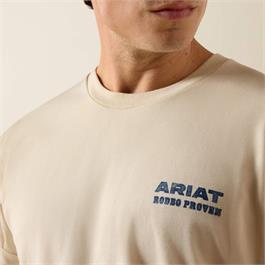 Ariat Proven Stamp Classic Fit T-Shirts - Natural Thumbnail Image 4
