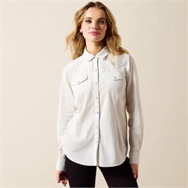 Ariat Womens Stella Western Snap Shirts - Rope Stripe thumbnail