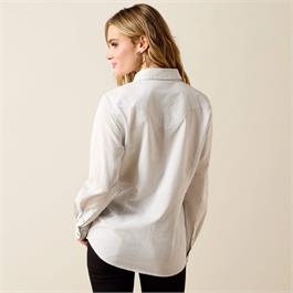 Ariat Womens Stella Western Snap Shirts - Rope Stripe Thumbnail Image 1