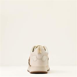 Ariat Womens Ranch Runner Trainers - Bright Cream / Gilded Leopard Hair On Thumbnail Image 5