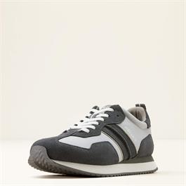 Ariat Ranch Runner Trainers - Light Grey / Charcoal Suede thumbnail