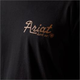 Ariat Cowmooflage Classic T-Shirts - Black Thumbnail Image 4
