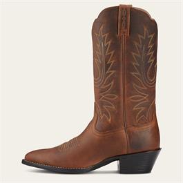 Ariat Womens Heritage R Toe Western Boots - Distressed Brown Thumbnail Image 2