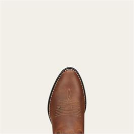 Ariat Womens Heritage R Toe Western Boots - Distressed Brown Thumbnail Image 4