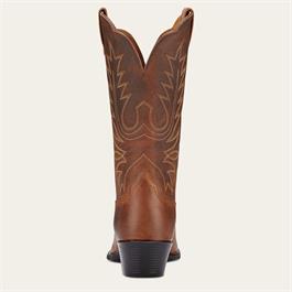 Ariat Womens Heritage R Toe Western Boots - Distressed Brown Thumbnail Image 5