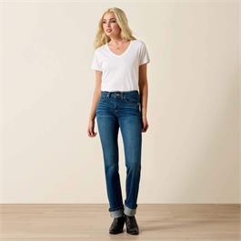 Ariat Womens R.E.A.L Perfect Rise Abby Straight Jeans - Mackenzie Thumbnail Image 5