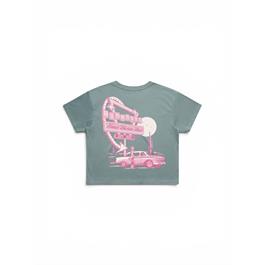 Binks & Bo Ladies Desert Drive In Cropped Tee - Mineral - LG thumbnail