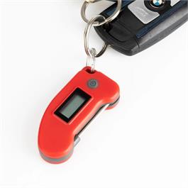 Keyring Thermometer Red Thumbnail Image 3