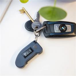 Keyring Thermometer Blue Thumbnail Image 1