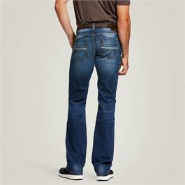 Ariat Mens Rocker Stretch Nassau Stackable Straight Leg Jeans - Summit Thumbnail Image 2