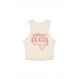 Binks & Bo Choosin' Texas Vest Top - Natural - LG thumbnail