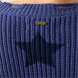 Ariat Womens Americana Sweaters - Indigo Knit Thumbnail Image 7
