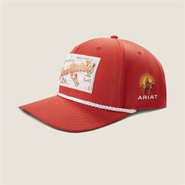 Ariat Womens Yeehaw Patch Cap - Red thumbnail