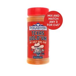 Sucklebusters 'Texas Hold'Um [No Salt]' BBQ Rub - 12oz (340g) thumbnail
