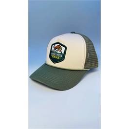 Buck Your Ideas Bucking Trucker Cap - Sage/ Cream thumbnail