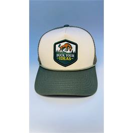 Buck Your Ideas Bucking Trucker Cap - Sage/ Cream Thumbnail Image 1