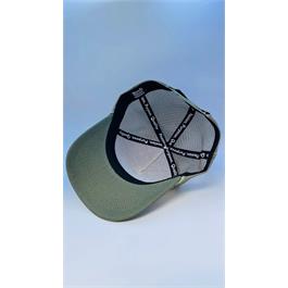 Buck Your Ideas Bucking Trucker Cap - Sage/ Cream Thumbnail Image 3
