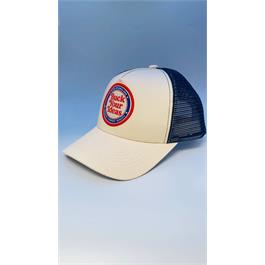 Buck Your Ideas Trucker Cap - Cream / Blue thumbnail