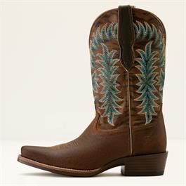 Ariat Womens Beaumont Heritage K Toe Western Boots - Sassy Brown / Gilded Tiger  Thumbnail Image 1