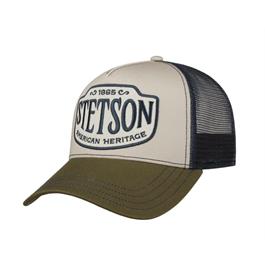 Stetson Western Patch Trucker Cap - Beige/Green thumbnail