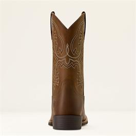 Ariat Womens Sport Stratten W Toe Western Boots - Distressed Brown Thumbnail Image 4