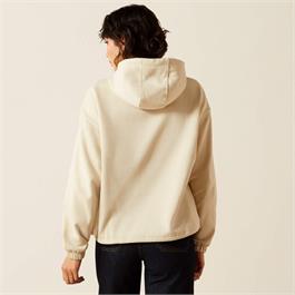 Ariat Womens Sendero Yeehaw Hoodies - Oyster Grey Thumbnail Image 1