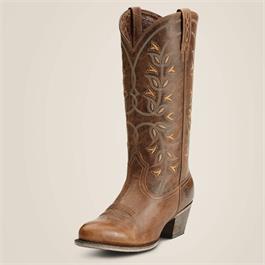 Ariat Womens Desert Holly Almond Toe Western Boot - Pearl - (Size 6) thumbnail