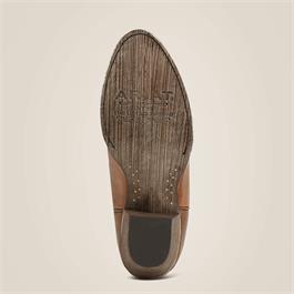 Ariat Womens Desert Holly Almond Toe Western Boots - Pearl Thumbnail Image 2