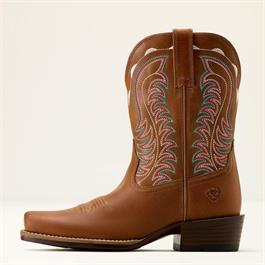 Ariat Womens Salina Narrow Cutter Toe Western Boots - Treasured Tan Thumbnail Image 1