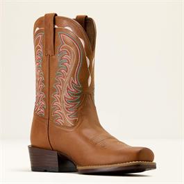 Ariat Womens Salina Narrow Cutter Toe Western Boots - Treasured Tan Thumbnail Image 5