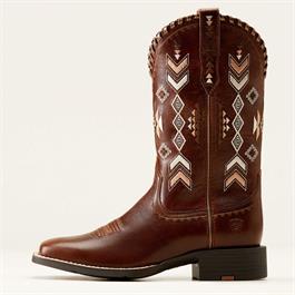 Ariat Womens Round Up Skyler Western Boot - Canyon Tan - (Size 4) Thumbnail Image 1