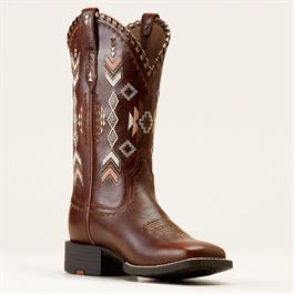 Ariat Womens Round Up Skyler Western Boots - Canyon Tan Thumbnail Image 5